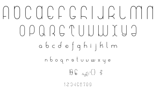 A sweet melody my lady font