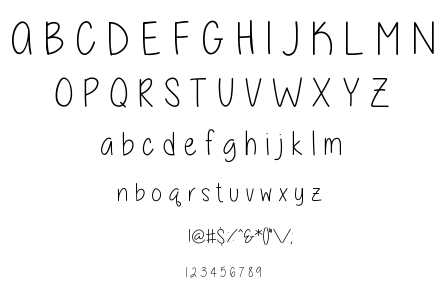 A Little Sunshine font