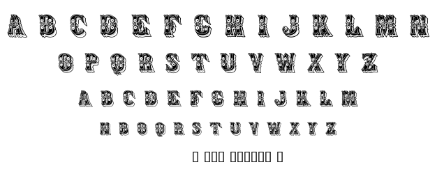 Azteak font