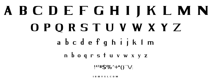 Blackknight font