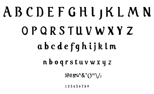 Carebear font