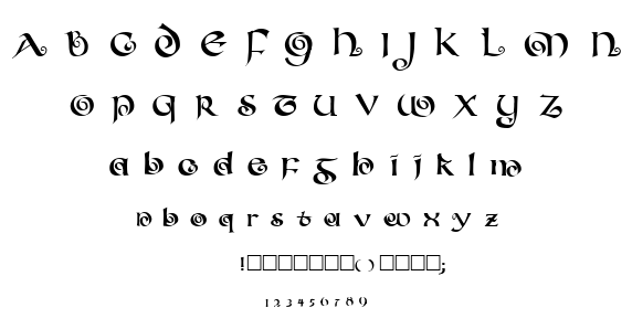 Coileduncial font