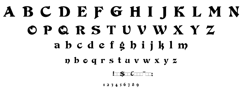 DuvallNormal81 font