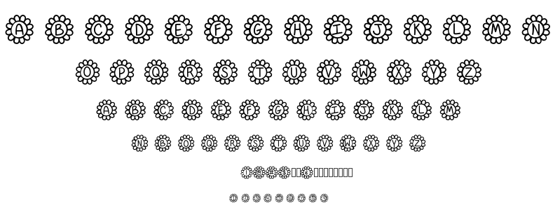 Flower Power font
