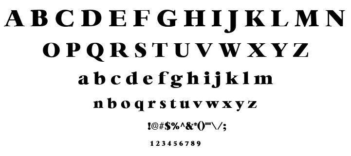 Heather font