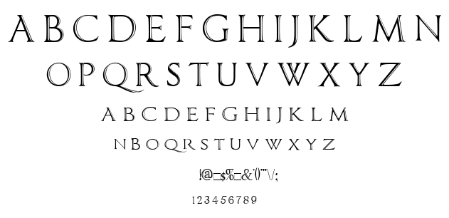 Imperator Bronze font