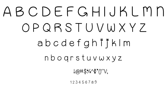 Uppy Bellies font