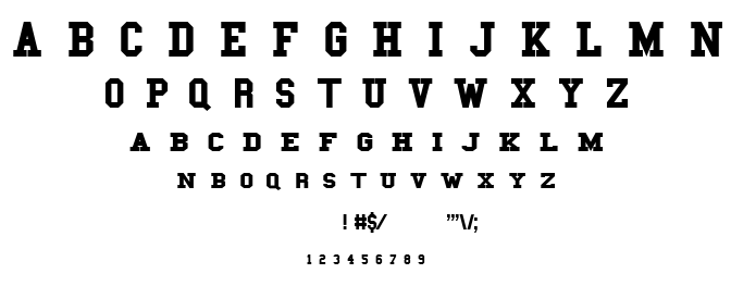 Sportaf font