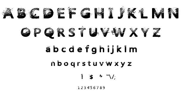 Trash Butterfly font