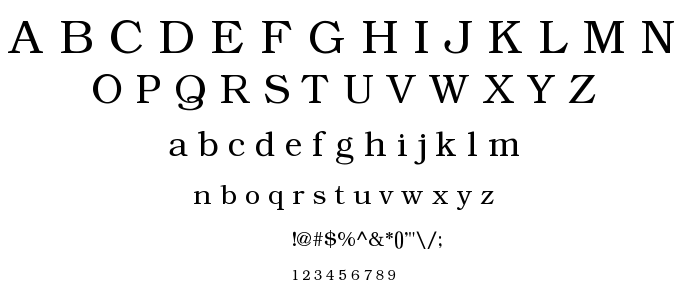 Angltrr font