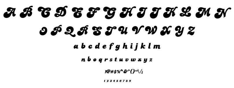 Banana font