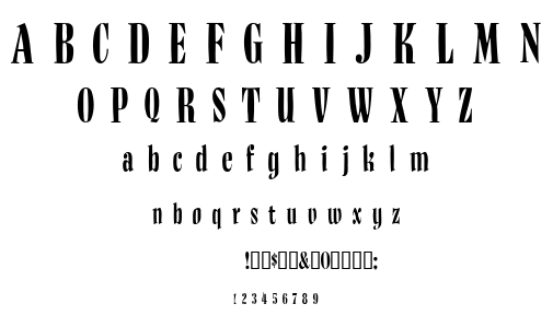 Budnm font