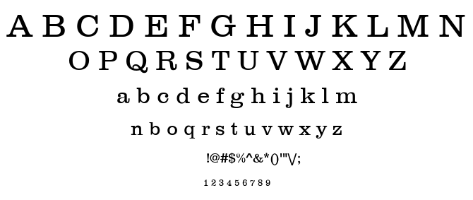 Canadian font