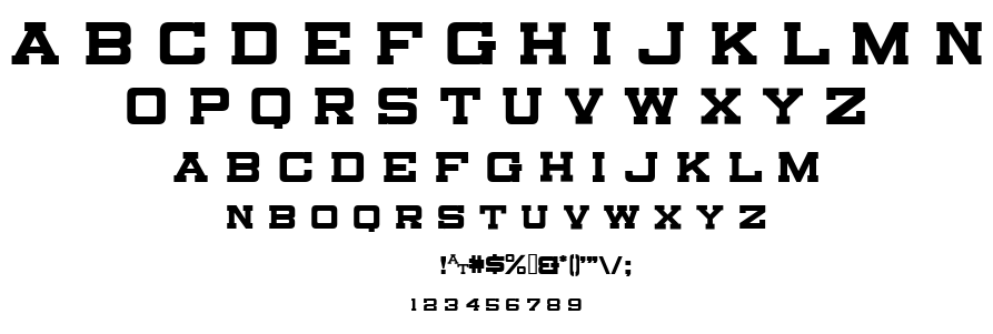 Canarslb font