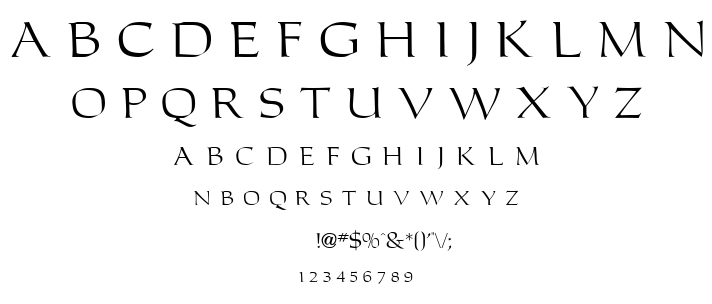 Carleton font