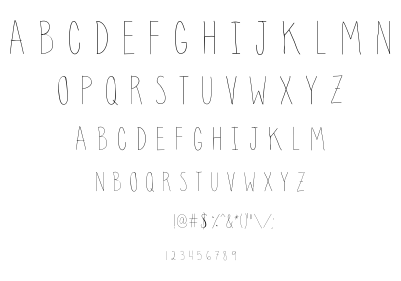 Clean Up Your Mess font