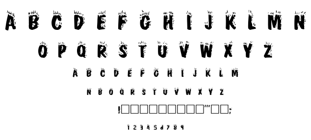 Cracklin font