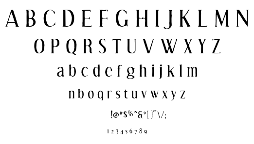 Efflant font