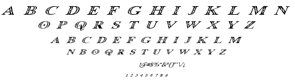 Occoital font