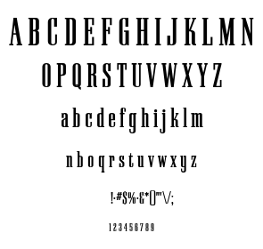 Allmb font