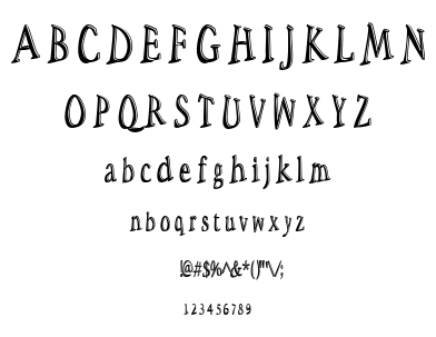 Spacwd font