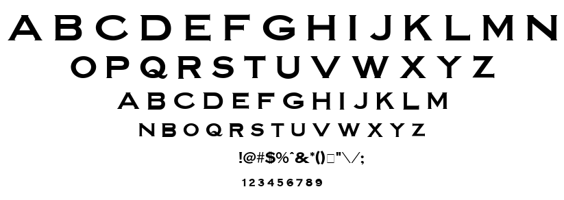 Steel45 font
