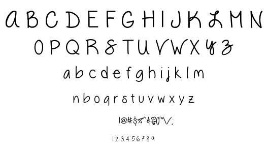 Vanessa Loves You font