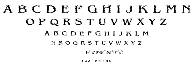 Vtcvictorianlintsc font