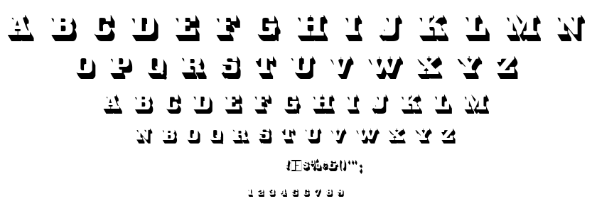 Whitebld font