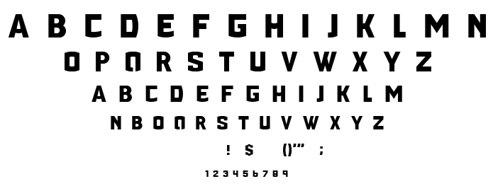 PORT118 font