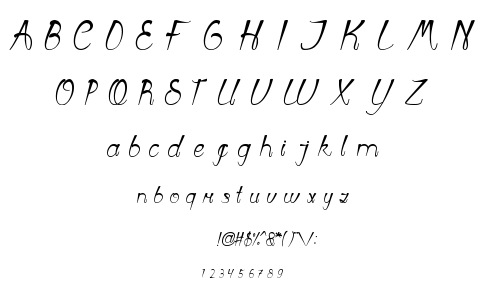 First Love font
