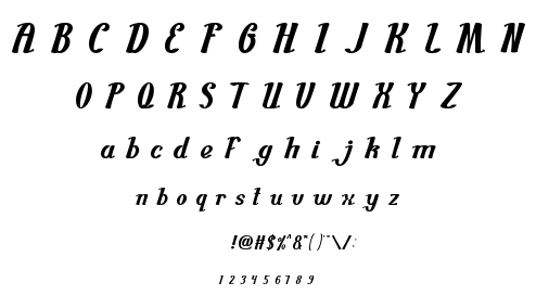 Guitar Rumble font