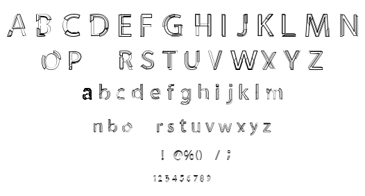 Moiety font