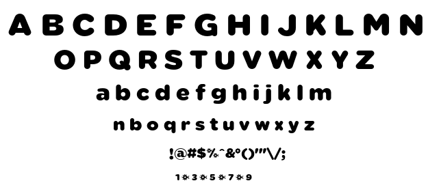 Sabandija font