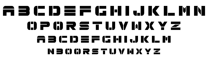 Spac3 tech font