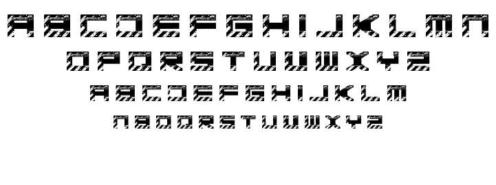 Basica industrial font