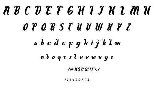Here Comes The Sun font