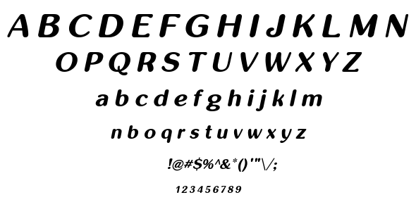 Inglobal font