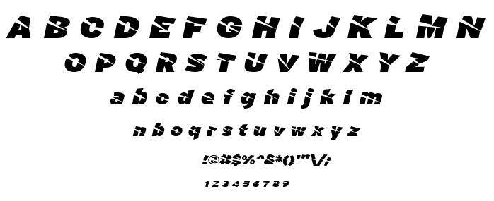 A Cuchillada font