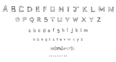 Blueprint font