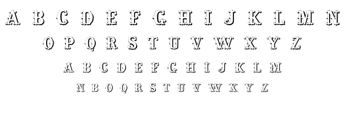 Living in the past font