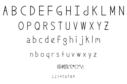 Candy font