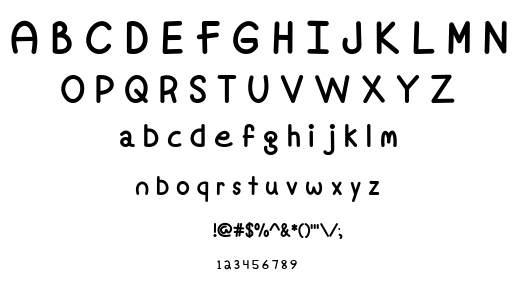 Mf Fine Again font