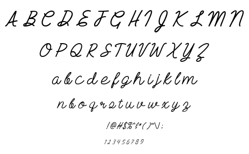 End of the dream font