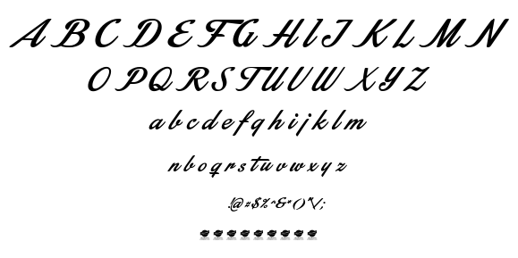 Stainy font