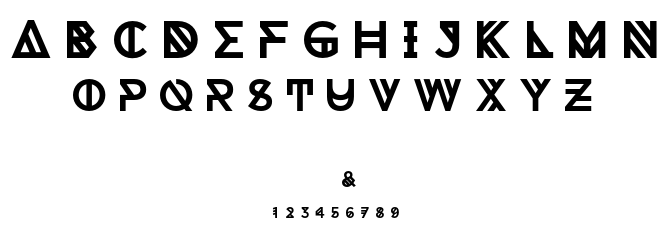 Tomahack font