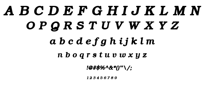 Bk1251b font