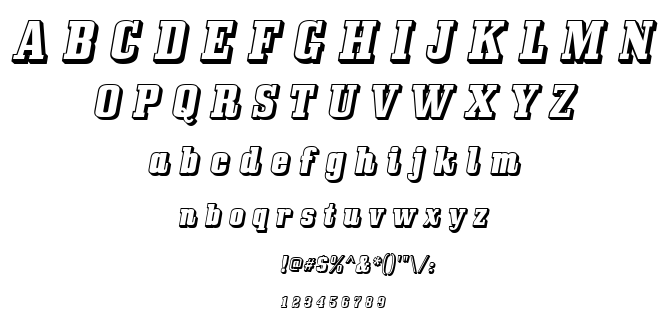 Bullpen3 font