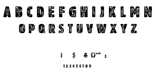 Another brick font