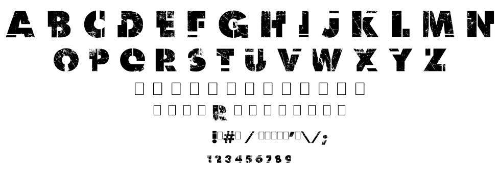 Dark net warrior font